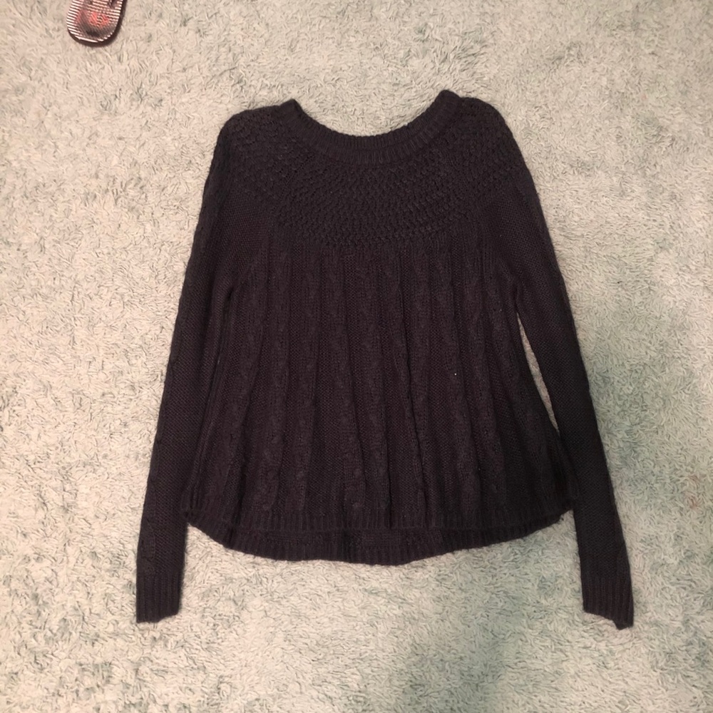 Navy sweater